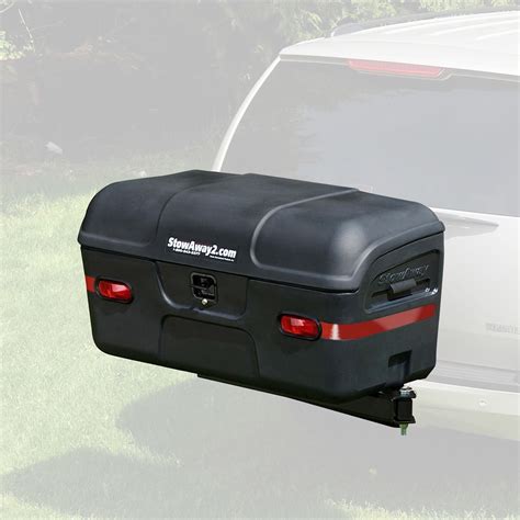 hitch mounted cargo box